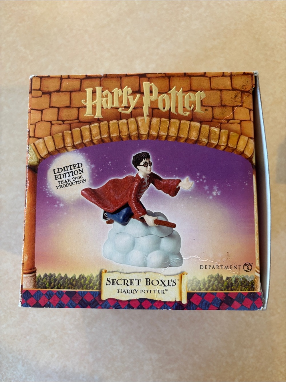 Department 56 “Secret Boxes” Harry Potter collectible figurine.